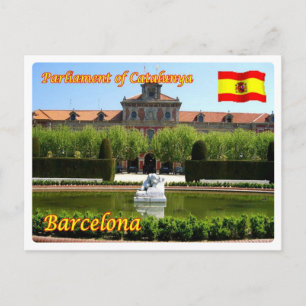 Cartão Postal Espanha - Barcelona - Parlamento da Catalunha -