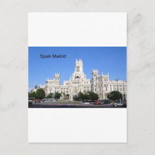 Cartão Postal Espanha, Câmara Municipal de Madrid Plaza de Cibe