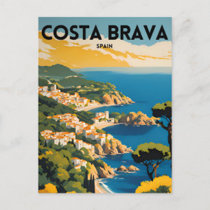 Cartão Postal Espanha Costa Brava