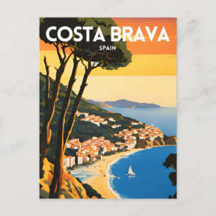 Cartão Postal Espanha Costa Brava