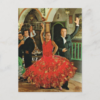 Cartão Postal Espanha, Dançarinos Flamenco