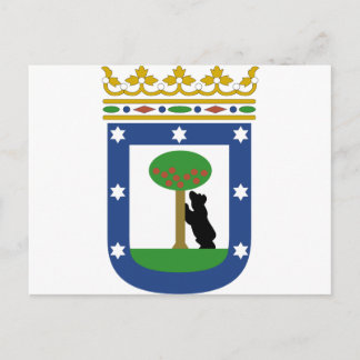 Cartão Postal Espanha de armas Madrid