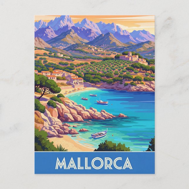 Cartão Postal Espanha de Maiorca (Frente)