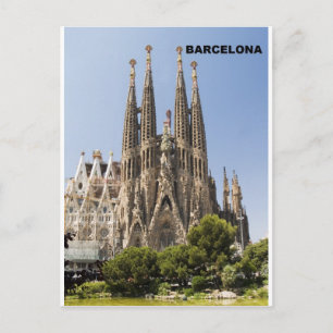 Cartão Postal ESPANHA DE SAGRADA FAMILIA BARCELONA (Rua.K)