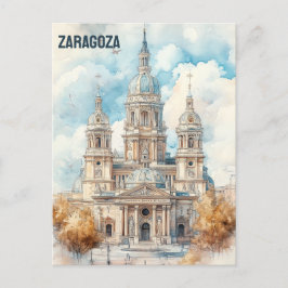 Cartão Postal Espanha de Saragoça