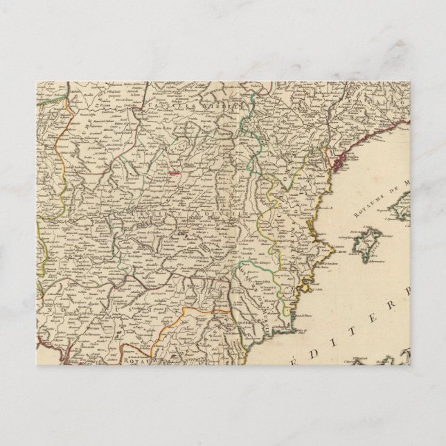 Cartão Postal Espanha e Portugal (Frente)