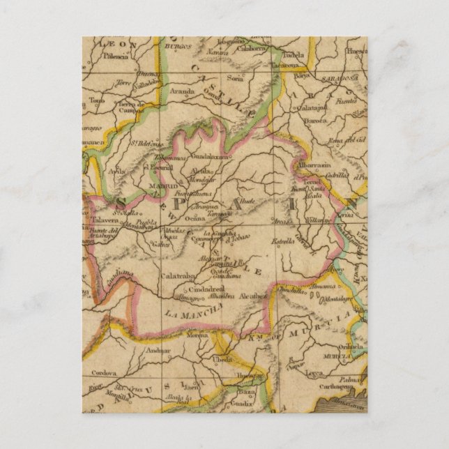 Cartão Postal Espanha e Portugal 4 (Frente)