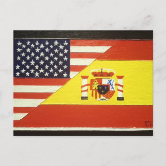 Cartão Postal Espanha Estados Unidos