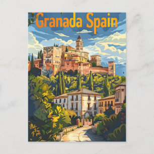 Cartão Postal Espanha Granada