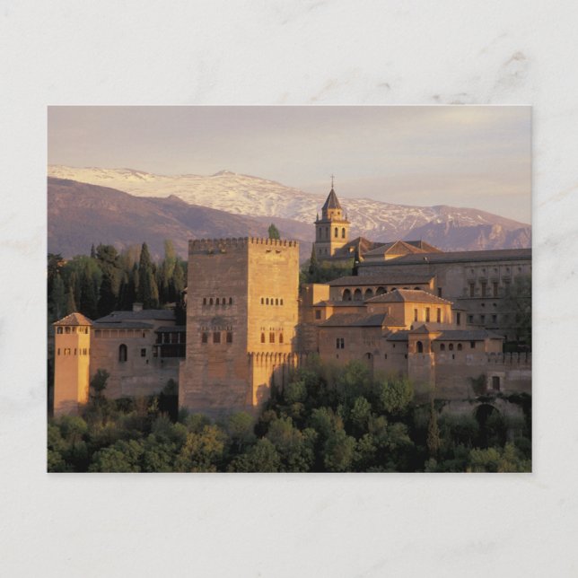 Cartão Postal Espanha, Granada, Andaluzia, Alhambra, (Frente)