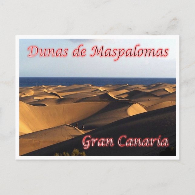 Cartão Postal Espanha - Ilhas Canárias - Gran Canaria - (Frente)