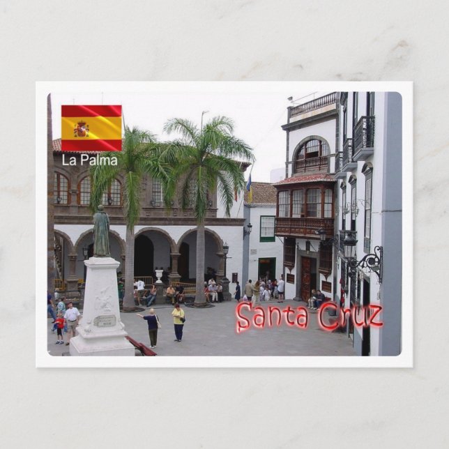 Cartão Postal Espanha - Ilhas Canárias - La Palma - Papais noeis (Frente)