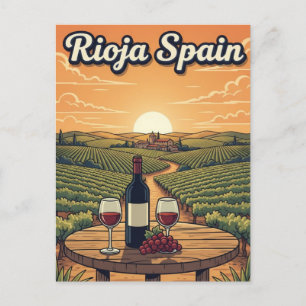 Cartão Postal Espanha La Rioja