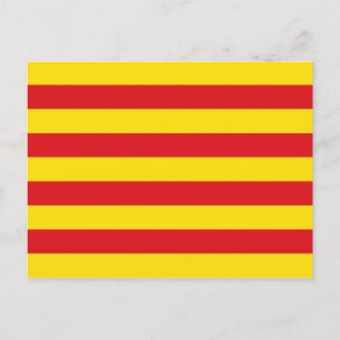 Cartão Postal Espanha: La Senyera Catalonia