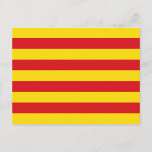 Cartão Postal Espanha: La Senyera Catalonia