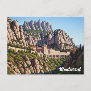 Cartão Postal Espanha Montserrat
