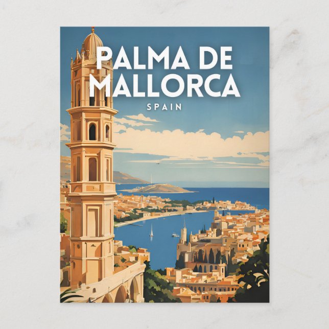 Cartão Postal Espanha Palma De Mallorca (Frente)