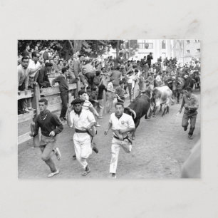 Cartão Postal Espanha Pamplona dos Bulls