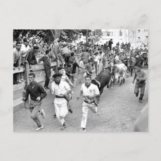 Cartão Postal Espanha Pamplona dos Bulls