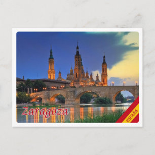Cartão Postal Espanha - Saragoça -