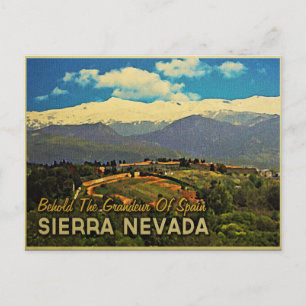 Cartão Postal Espanha Sierra Nevada