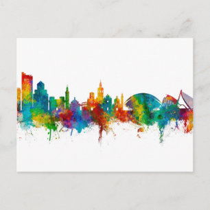 Cartão Postal Espanha Skyline