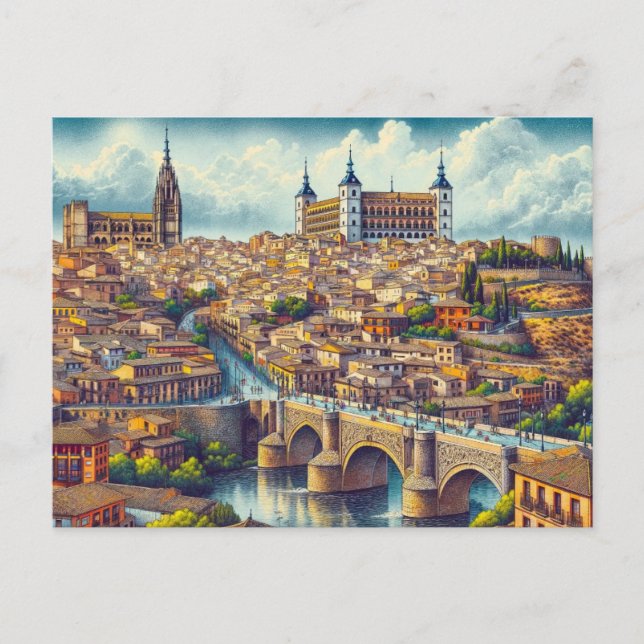 Cartão Postal Espanha Toledo (Frente)