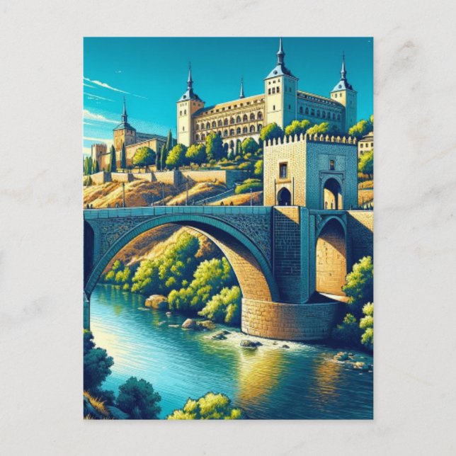 Cartão Postal Espanha Toledo (Frente)