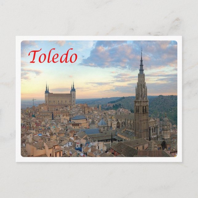 Cartão Postal Espanha - Toledo - (Frente)