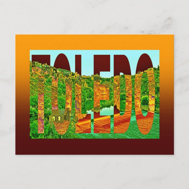 Cartão Postal espanha toledo (Frente)