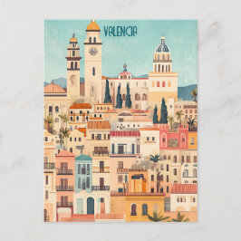 Cartão Postal Espanha Valencia