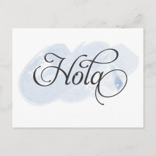 Cartão Postal Espanhol - Hola