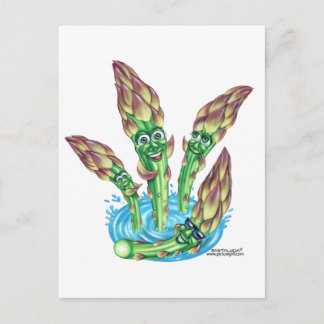 Cartão Postal espargos