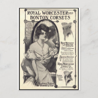 Cartão Postal espartilhos royal worcester