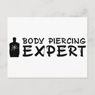 Cartão Postal Especialista em Piercing de Corpo