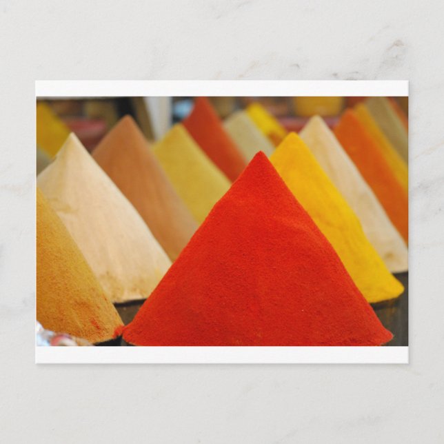 Cartão Postal Especiarias (Frente)