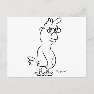 Cartão Postal Especificações de frango