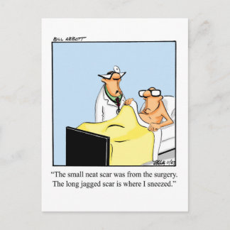 Cartão Postal "Espectickles" com Cartão-Postal Bem Humor