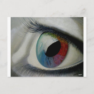CARTÃO POSTAL ESPECTRO DOS OLHOS