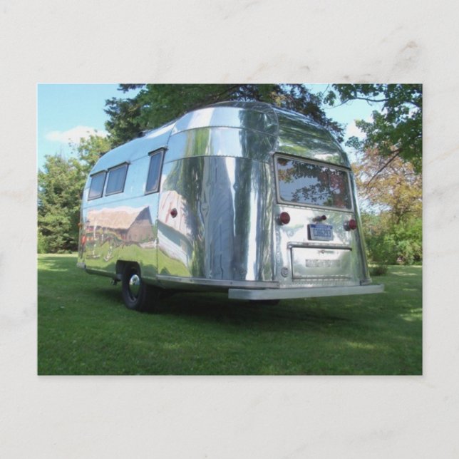 Cartão Postal Espelho polido em nuvem AS voadora de 22 pés (Frente)