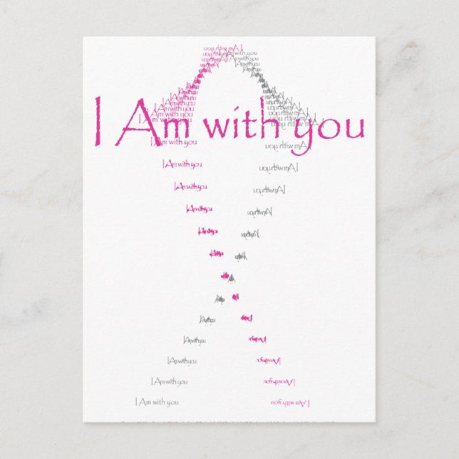 Cartão Postal Esperança de cura para o Cancer da Mama (Frente)