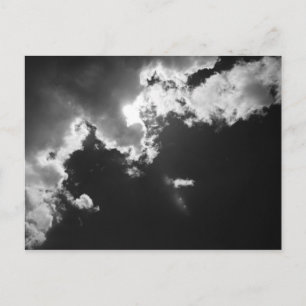 Cartão Postal Esperança no revestimento das nuvens.