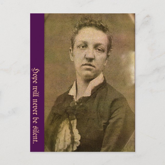 Cartão Postal Esperança Nunca Será Silenciosa (Frente)