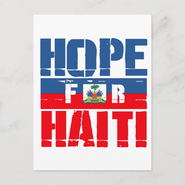 Cartão Postal Esperança para Haiti (Frente)