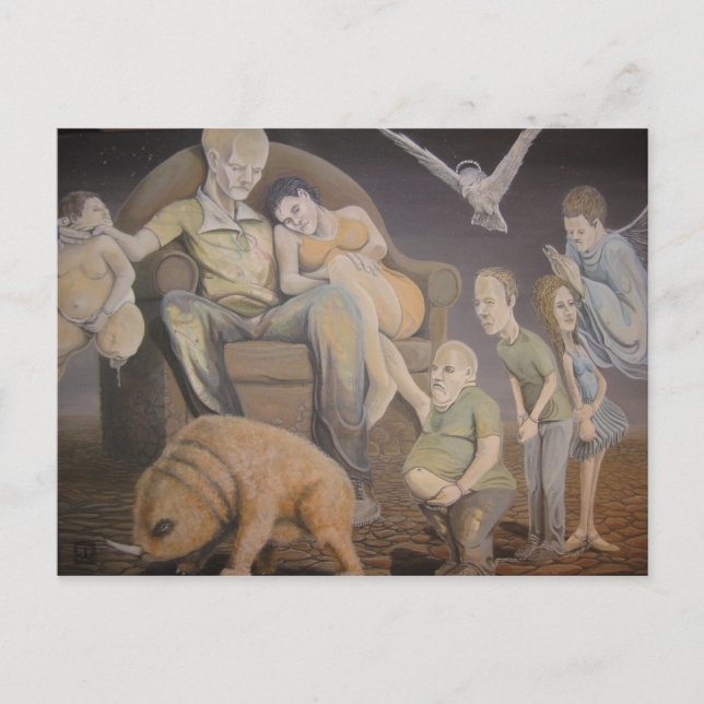 Cartão Postal Esperando (Frente)