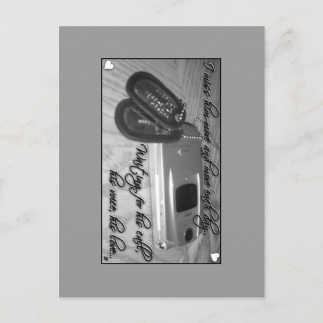 Cartão Postal Esperando a ligação dele... (Frente)