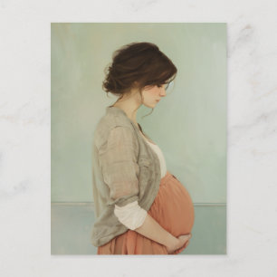 Cartão Postal Esperando mamãe
