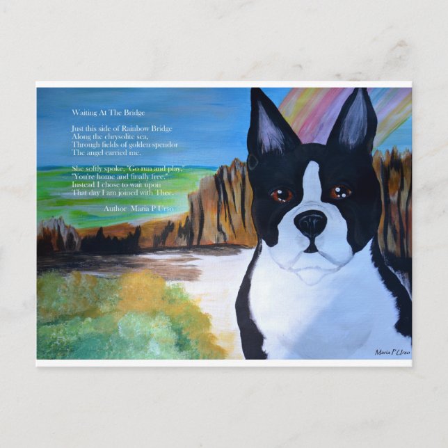 Cartão Postal Esperando Na Ponte (Frente)