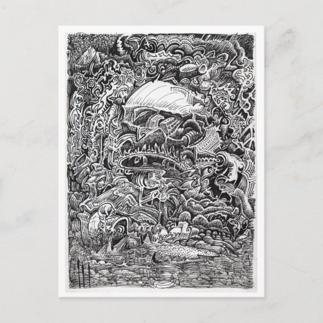 Cartão Postal Esperando o Maelstrom (Frente)