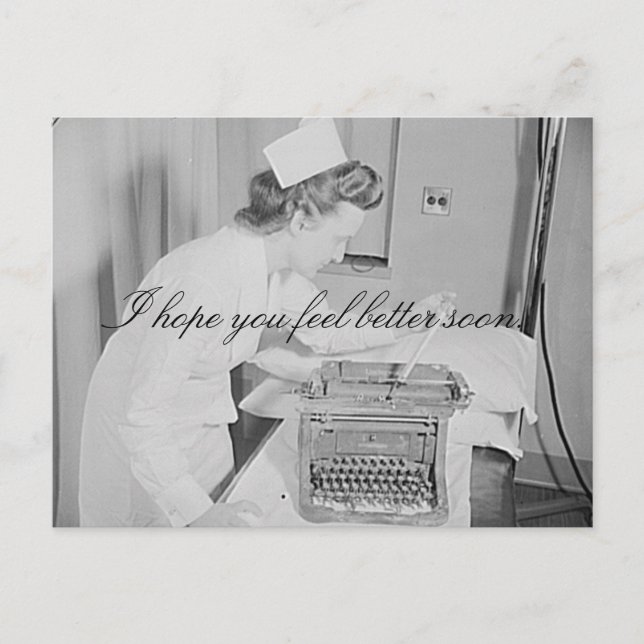 Cartão Postal Espero Que Se Sinta Melhor Em Breve (Frente)